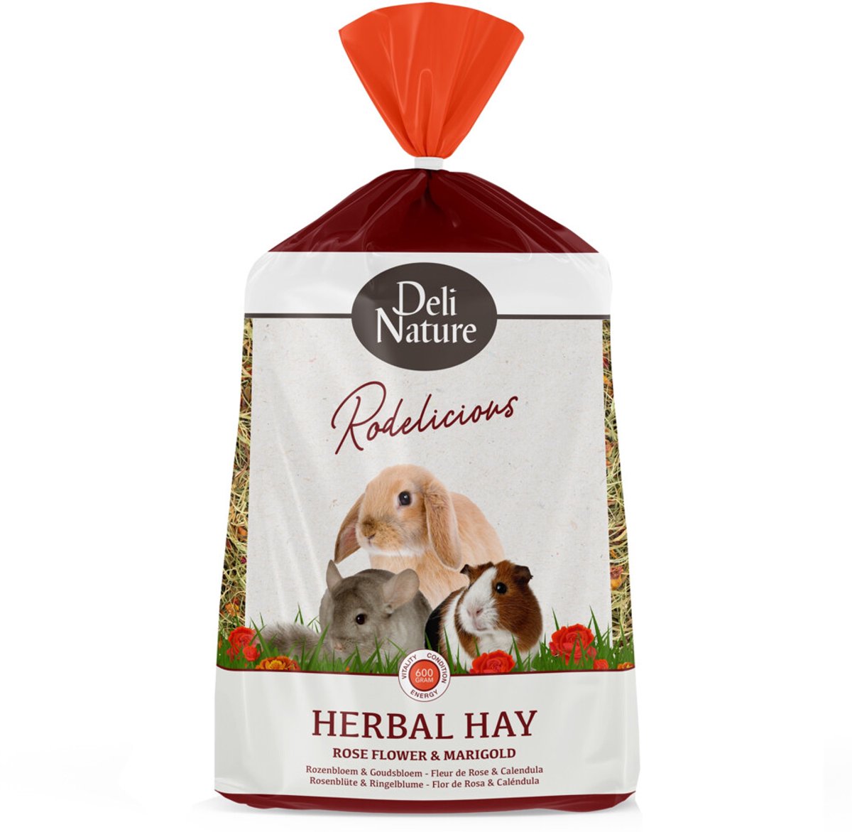 Deli Nature Rodelicious Kruidenhooi Rozenbloem & Goudsbloem - 600gr