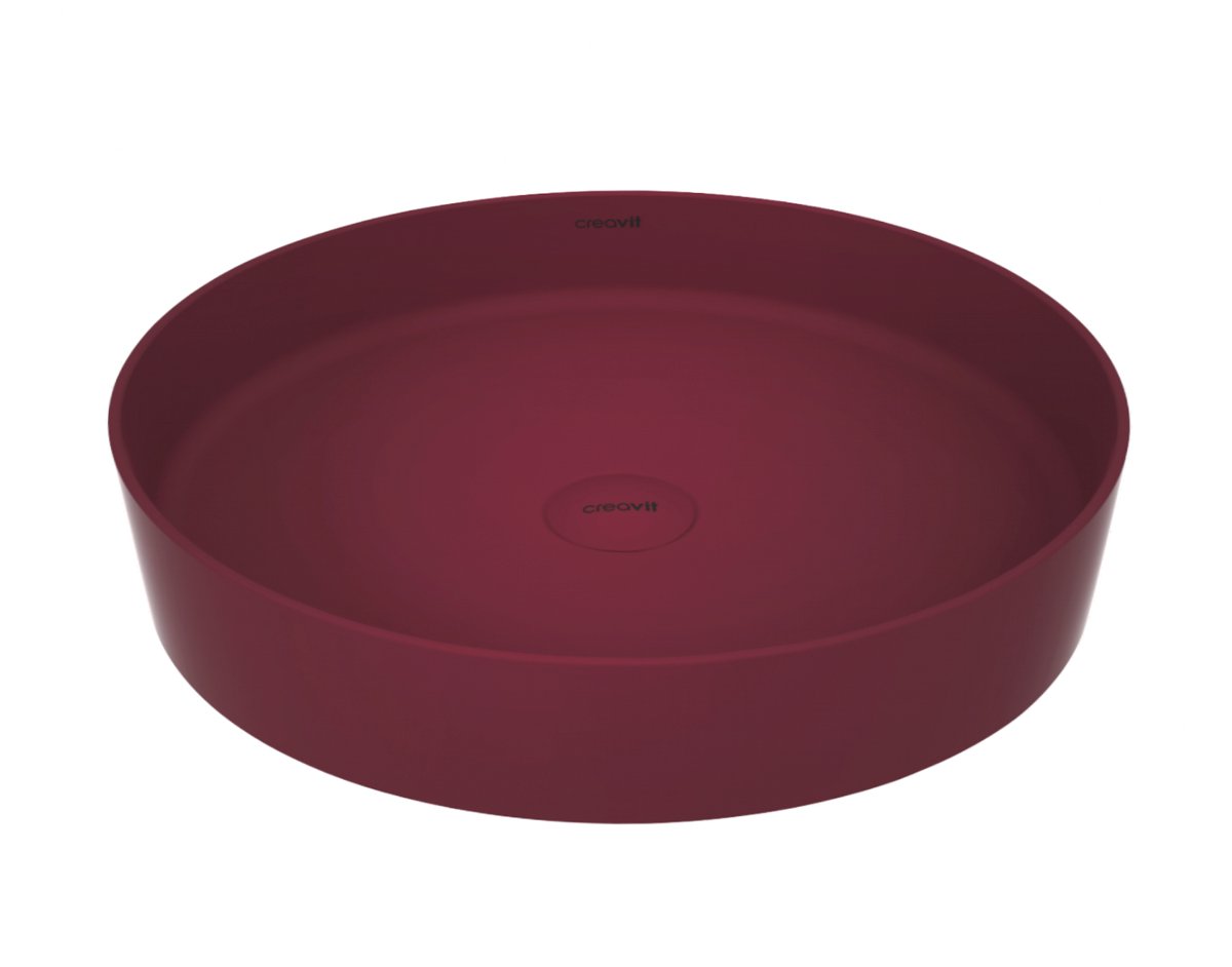 Creavit Loop Wastafel 45cm - Berry