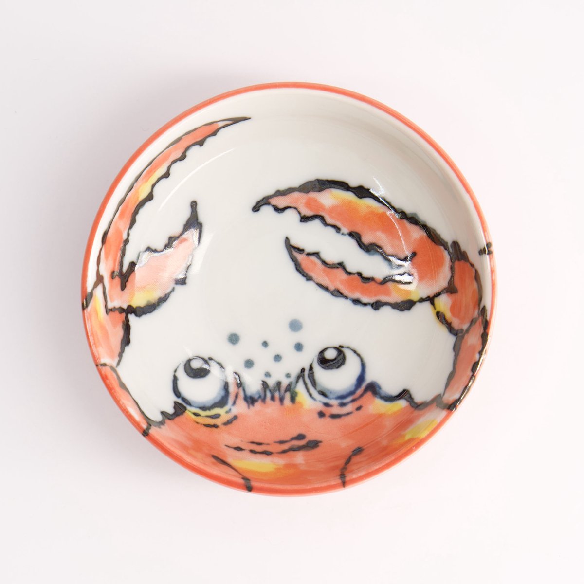 Tokyo Design Studio - Seafood Sausschaaltje - Krab - Rood - 150 ml - 9,5 x 3 cm