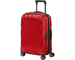 Samsonite Lichtgewicht Koffer - C-Lite Spinner 55 X 20/23 X 40CM Handbagage - 42 L - Chili Red