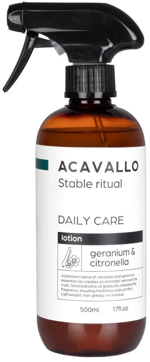 Acavallo Geranium & Citronella anti-vliegen Lotion 500ml