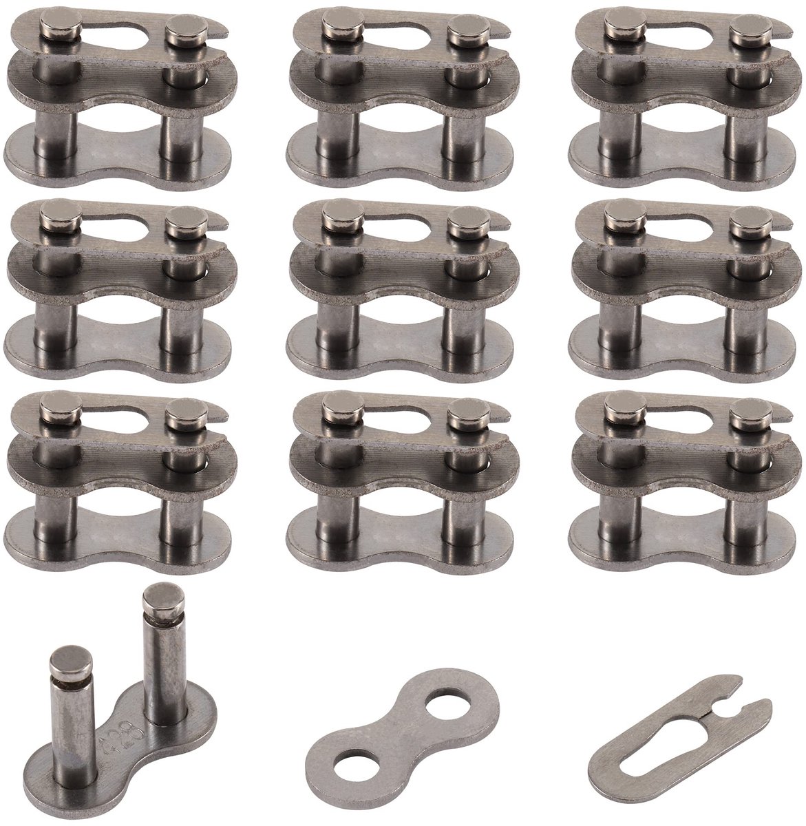 428 Kettingschakel Vervangset voor 110cc-250cc Chinese ATV en Quads - 10 Stuks