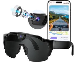Slimme Zonnebril met 1080P Camera, Draagbare Actiecamera voor Sporten zoals Fietsen, Skiën en Wandelen met Video-opname en Microfoon – 32GB