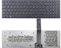 Asus K55A K55C K55V U57 X501 R500 R700 laptop toetsenbord QWERTY zwart complete replacement keyboard module met frame
