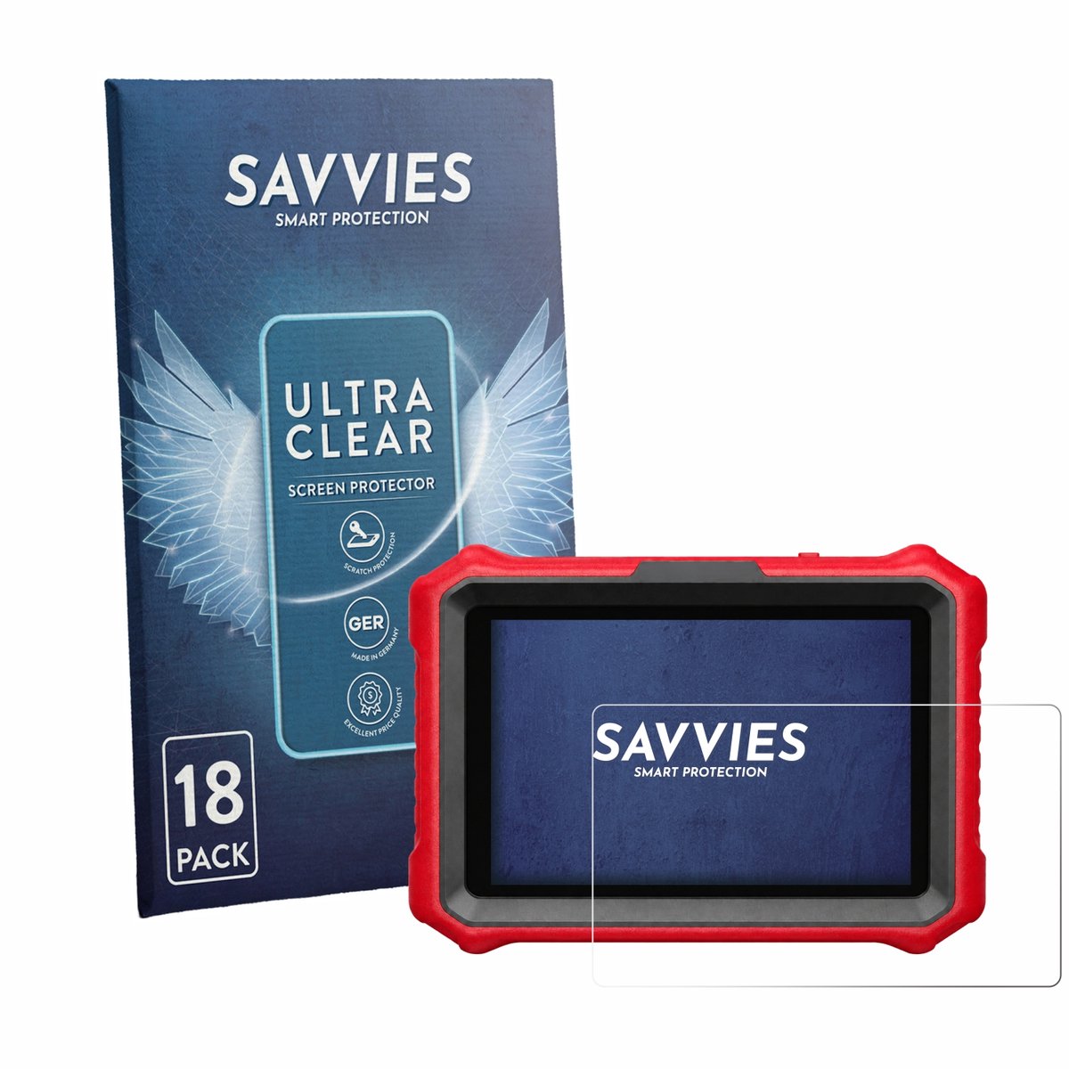 Savvies - Screenprotector voor KINGBOLEN K8 Pro - Folie Beschermfolie transparant 18 Stuks