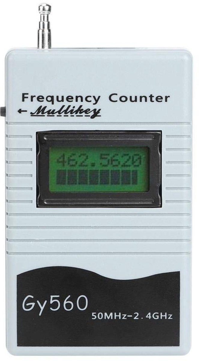 By shayne - Radiofrequentieteller - Draagbaar Frequentiemeter - Voor Autoradio en Scheepsradio - Zwart - Frequentietests - Ideaal voor Hotels en Geme.