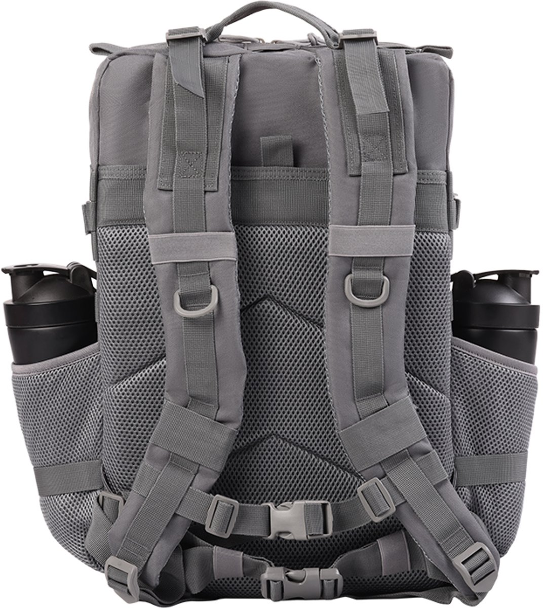 GRIND-RX Tactical Backpack 45L - Sport & Travel Rugzak - Waterbestendig - Laptopvak - Multifunctionele Gym Tas - Urban Grey – foto 3