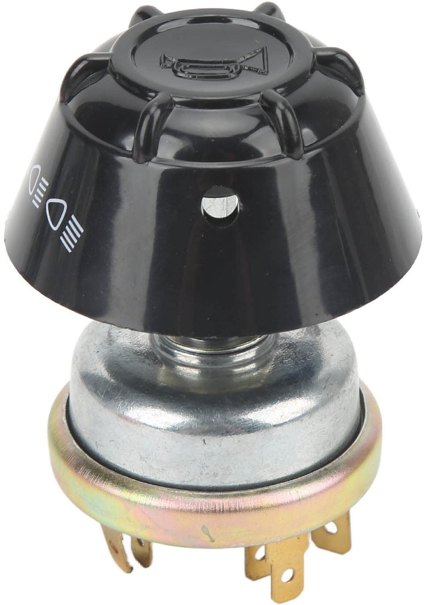 Dailygoods - Tractor Verlichting Schakelaar - Vervangingsonderdeel - Robuuste Elektrische Component - Geschikt voor 231 240 261 282 - Efficiënte Funct