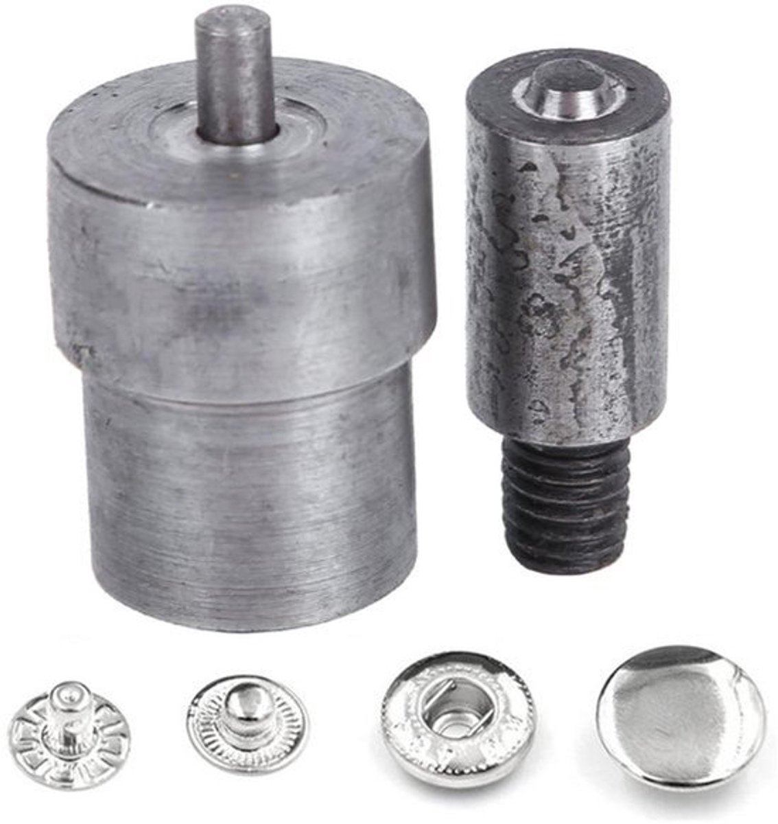Handpersmachine voor oogjes en ringen - Grommet puncher set voor tassenriemen (50 mm)