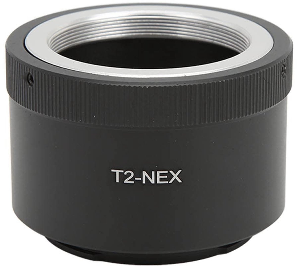 Dailygoods - Lensadapterring T2-NEX - T2-montagelenzen - Aluminiumlegering - Voor Sony E-montagecamera's - Geschikt voor NEX-3 NEX-5 en meer