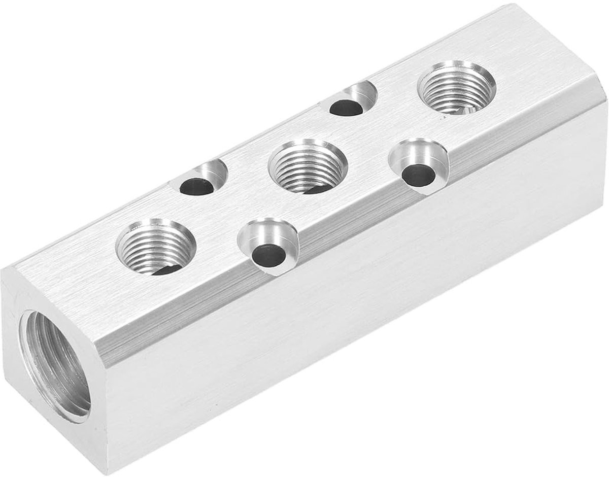 Dailygoods - Luchtverdeler - Aluminium Luchtverdeler voor Compressoren - Lichtgewicht en Corrosiebestendig - Effectief - Ventilatie - Geschikt voor Co