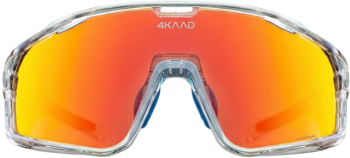 4KAAD SOLAYNE Photochromic Sportbril - Frame grijs - Lens rood