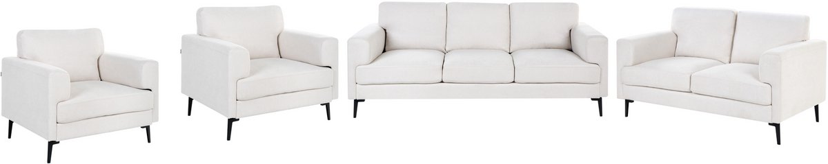 LOUSTO - Bankenset 7-zits - Lichtbeige - Polyester