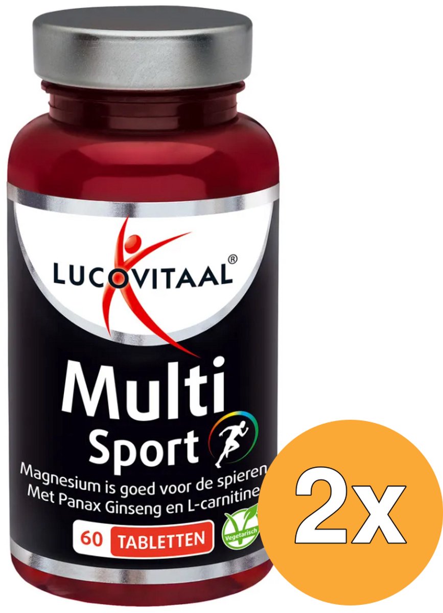 2x Lucovitaal Multi Sport (60 tabletten)