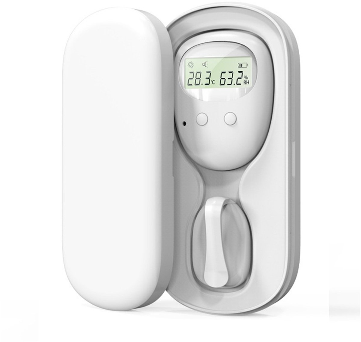 Draadloze Bedplassen Alarm met Display - Temperatuur en Vochtigheid