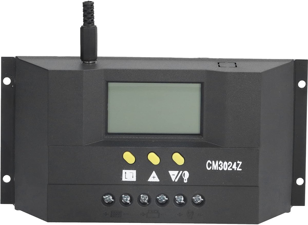 SPHProducts - Solar Laadregelaar - 30A Fotovoltaïsche Controller - Zwart - LCD Display - Betrouwbare Technologie - Geschikt voor 24 Volt Systemen