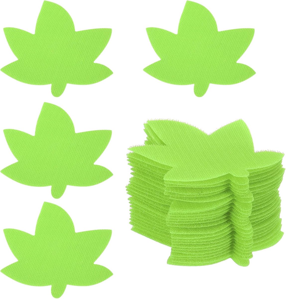 4 Inch Carpet Spot Markers - 24Pcs Leaf Shape Floor Dots - Markers Voor Vloer Vlekken - Classroom Decoratie - Kindergarten Benodigdheden - Groen
