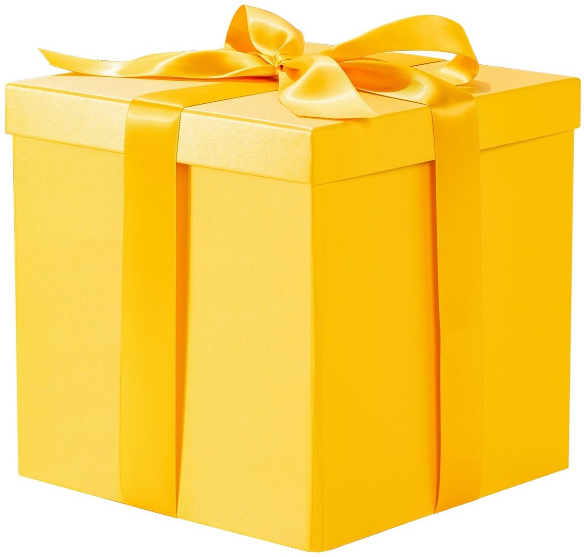 Store_9 - Geschenkdose - Verjaardag - Duurzaam en herbruikbaar - Geel - Opvouwbaar - Perfect voor cadeaus - 1 stuk