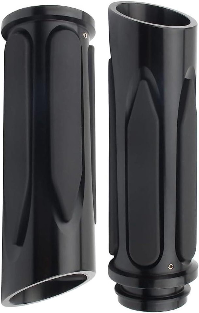 Stuur Handgrepen Motor - Motor Grips - Comfortabel Rijden - Antislip Rubber Oppervlak - 25 cm Diameter - Zwart