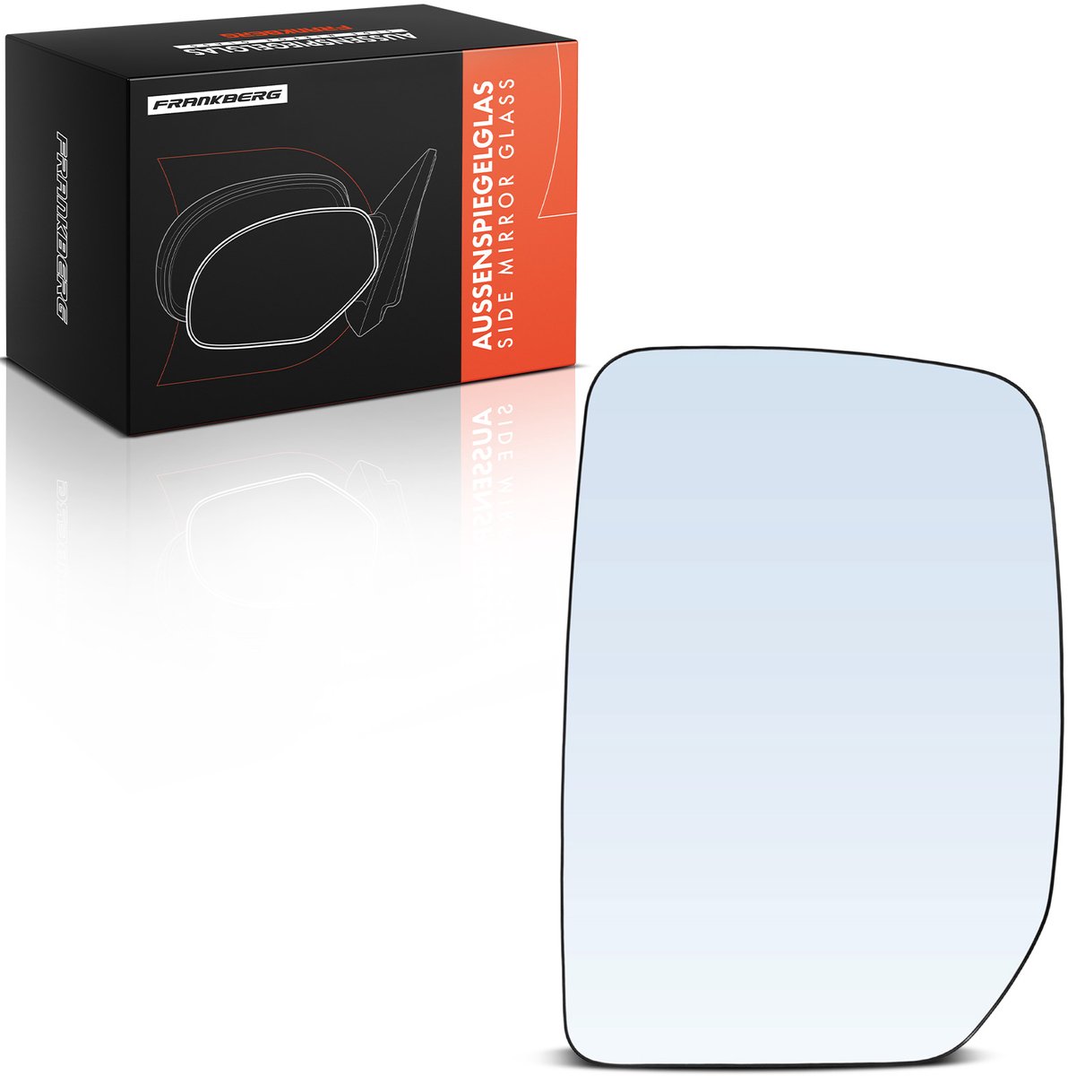 Frankberg 1x buitenspiegelglas links voor FORD