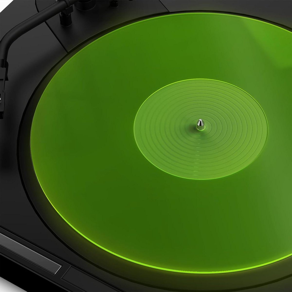 Draaitafel Mat - Platen Slipmat - Verbeter Geluidskwaliteit - Gedempte Resonantie - 12 inch - Groen