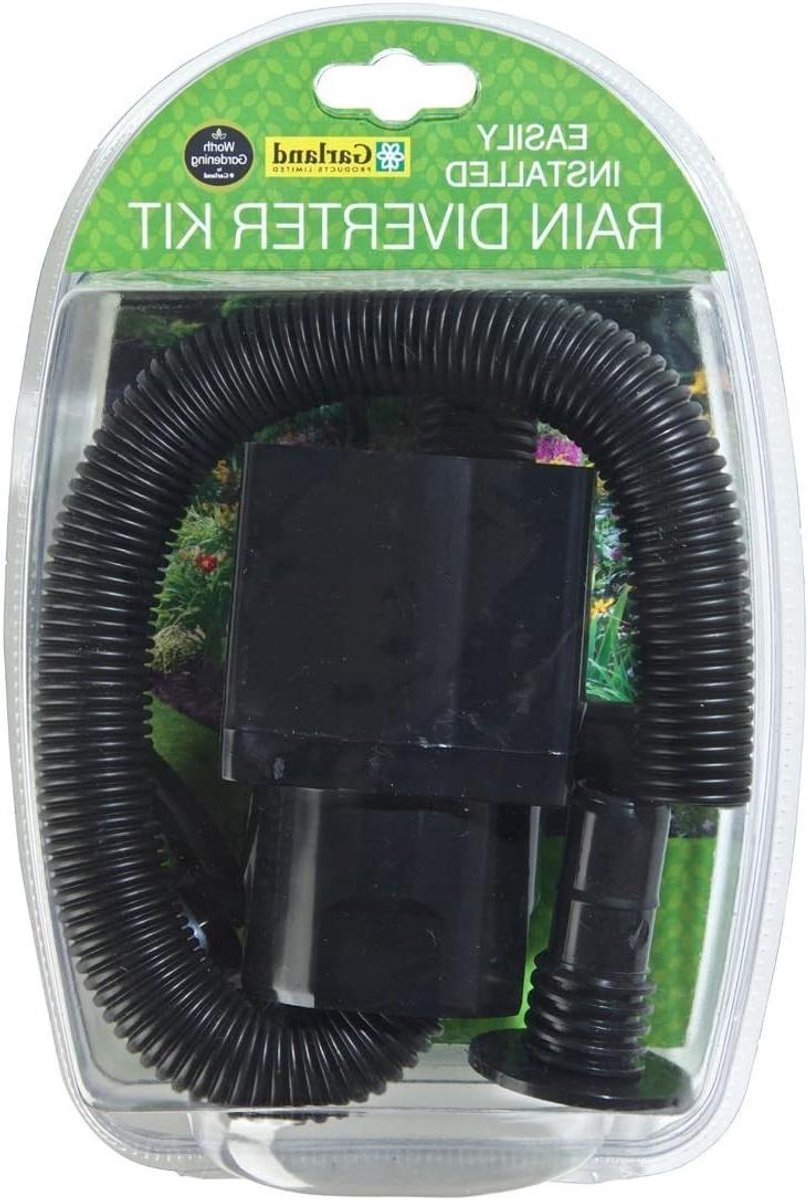 Regen Diverter Kit - Waterafleider Afvoer - Water Opvangen - Duurzame Kunststof - 24 cm - Grijs