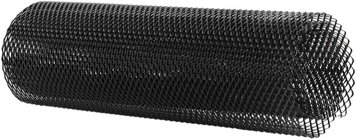 Autorooster Aluminium - Universeel Grille Net - Voertuig Beschermen - Flexibel Vormbaar - 100x33 cm - Zwart