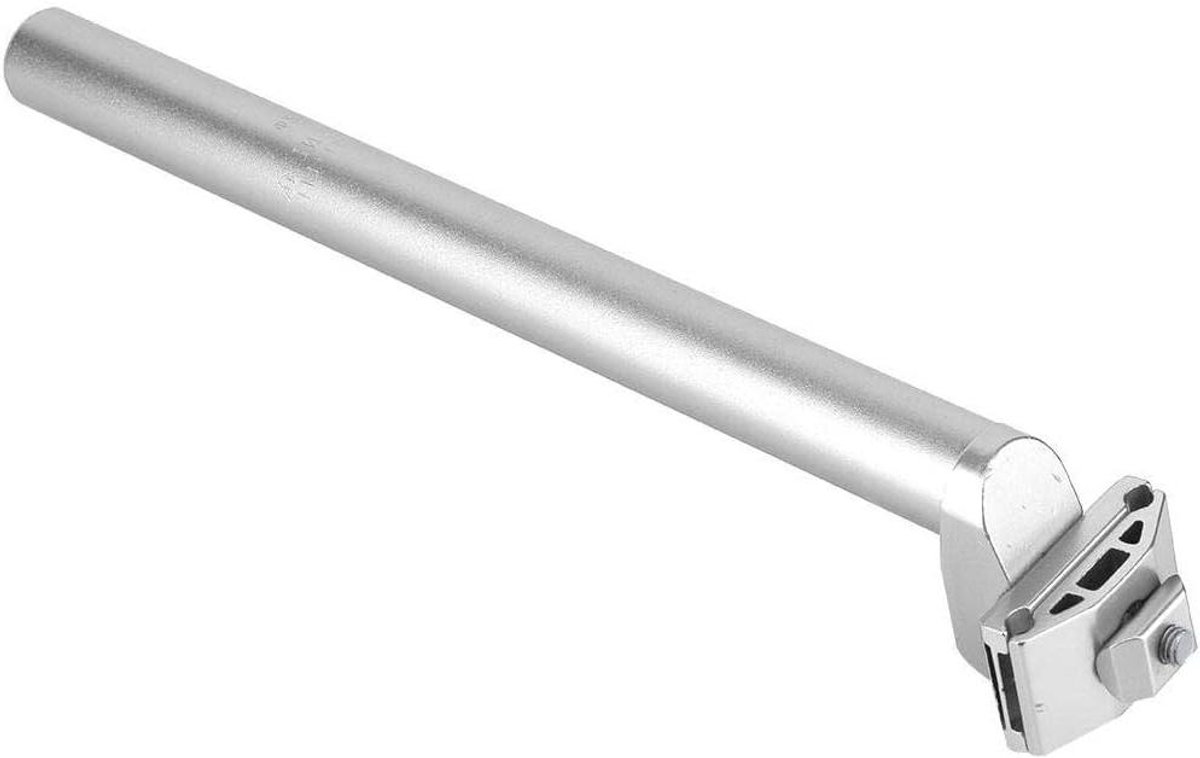Fiets Zadelpen - Zadelbuis Fiets - Comfortabel Fietsen - Schokbestendig Ontwerp - 25.4 x 300 mm - Zilver