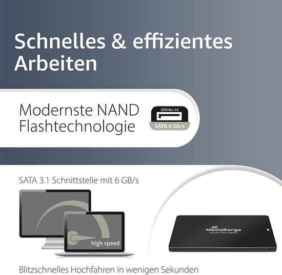 Interne SSD - Opslag Schijf - Sneller Data Verwerken - 2.5 inch Formaat - 480 GB Capaciteit - Zwart — afbeelding 4