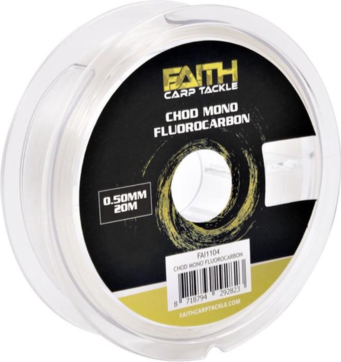 Faith Chod Mono Fluorocarbon - 0.50mm - 20m - Transparant - Faith Carp Tackle