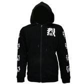Aggretsuko Sleeve Faces Hoodie Vest met Rits - Officiële Merchandise
