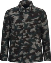 Peak Performance  - Wool Camo Shirt - Scheerwollen Vest  - L - Groen