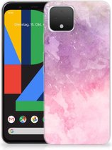Housse Coque pour Google Pixel 4 Coque Peinture Rose Pourpre