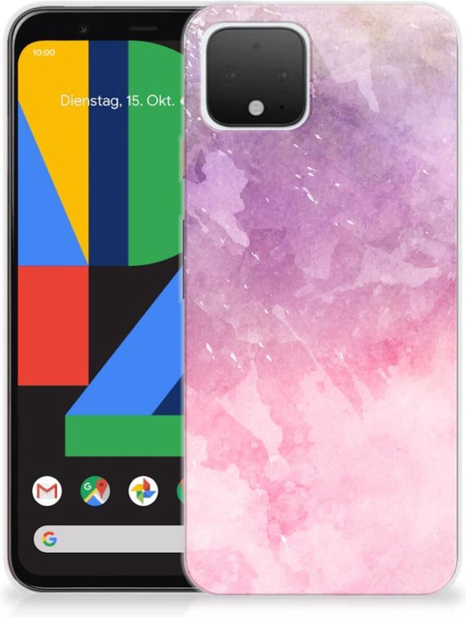 Hoesje maken Google Pixel 4 Pink Purple Paint