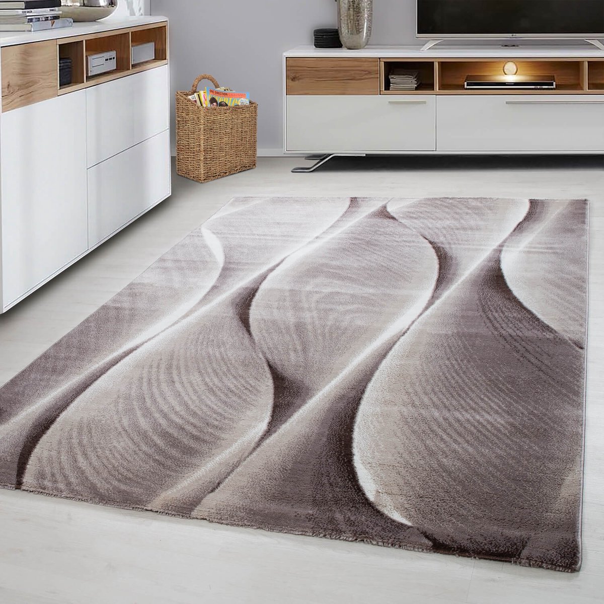 Ayyildiz Vloerkleed - Bruin - 80cm x 300cm