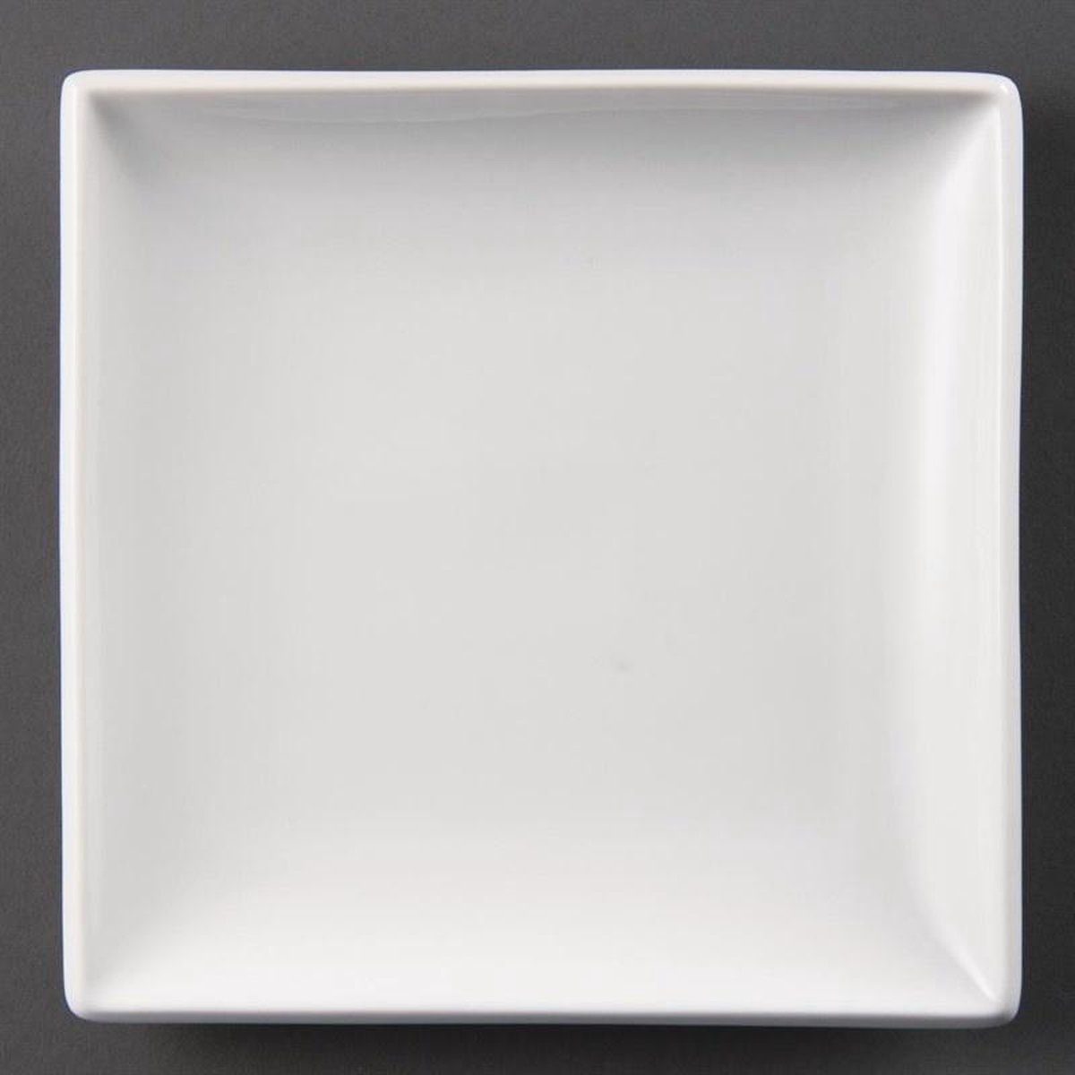 Olympia Whiteware vierkante borden | 18x18 cm | 12 Stuks