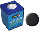 Revell Aqua  #8 Black - Matt - RAL9011 - Acryl - 18ml Verf potje