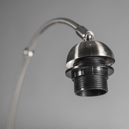 QAZQA bow - Moderne Wand booglamp voor binnen - 1 lichts - D 1160 mm - Wit - Woonkamer | Slaapkamer | Keuken - QAZQA