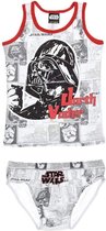 Aanbieding: 3 Star Wars ondergoed-set - Darth Vader & StormTrooper - Hemd & Onderbroek - Blauw, Rood, Wit & Multi-kleur - 7/8 jaar - Zie foto's voor samenstelling