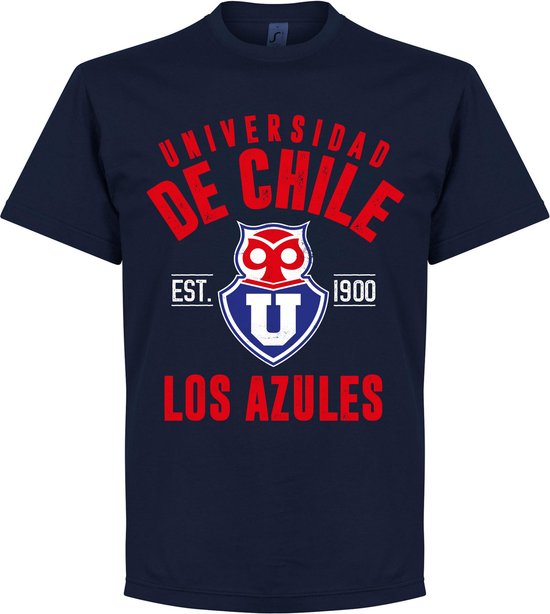 Universidad de Chile Established T-Shirt - Navy - 3XL