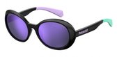 zonnebril 8033/S 807/MF dames zwart met violet lens