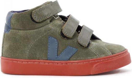Veja Esplar Mid Suede - Sneaker - Groen - Jongens - Maat 27 | bol.com