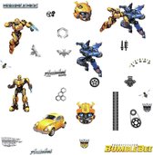 muurstickers Transformers Bumblebee vinyl 27 stuks