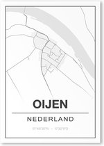 Poster/plattegrond OIJEN - A4