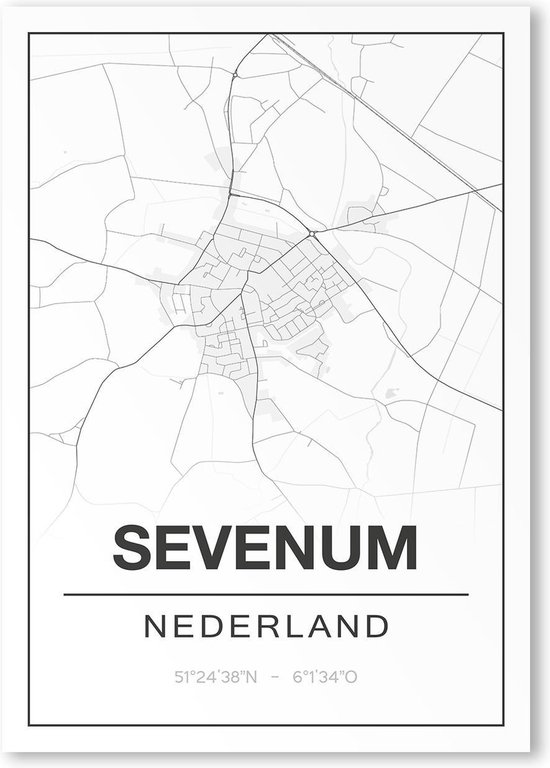 Poster/plattegrond SEVENUM - A4