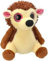 Pluche egel bruin knuffel 19 cm - Bosdieren knuffeldieren - Speelgoed voor kind