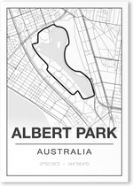 Poster/plattegrond ALBERTPARK - A4