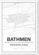 Poster/plattegrond BATHMEN - A4