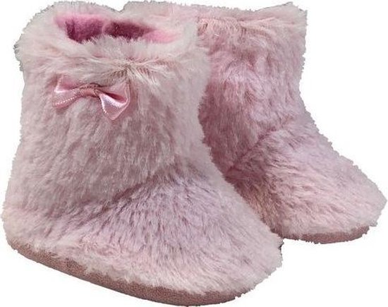 La Petite Couronne Baby Boots Yeti Fermetures velcro Rose Taille 16/17