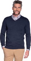 Classic Pullover V Hals 044530 Navy 001 380